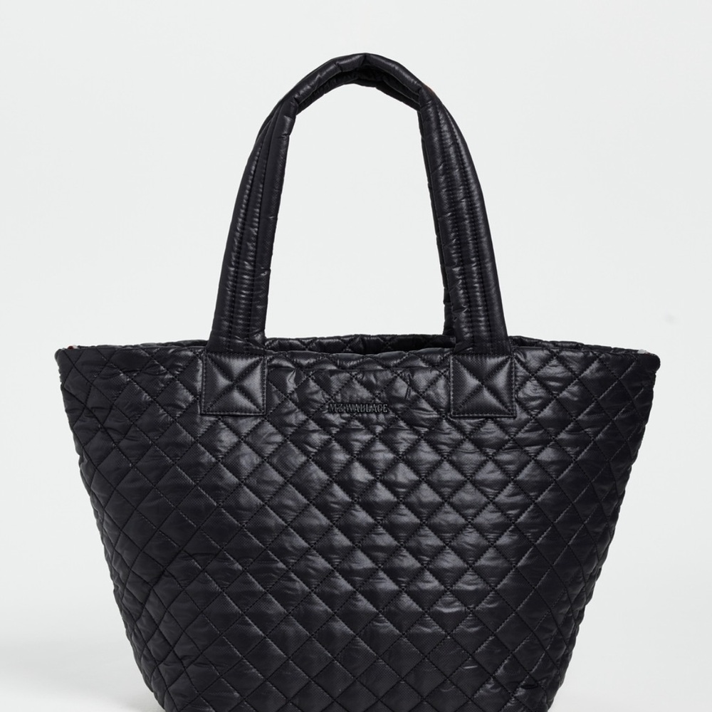 MZ Wallace Black Medium Metro Tote Deluxe